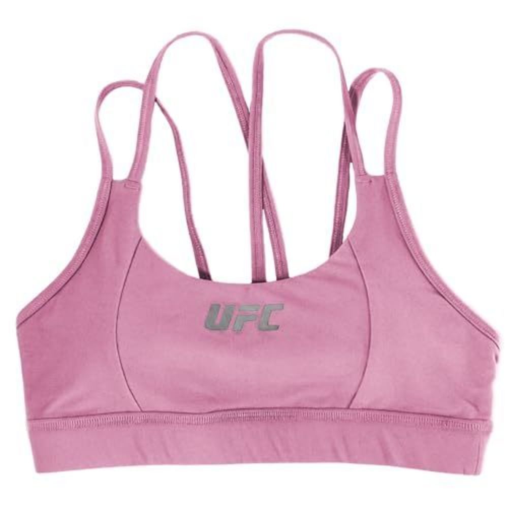 UFC Womens Strappy Sports Bra Berry Crush XL One Size